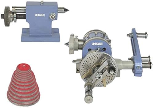 UNIQUE DIVIDING HEAD COMPLETE WITH CENTER AND GEAR SET - 5.5 inches
