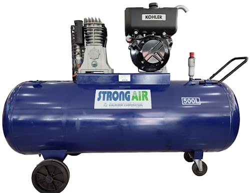 Kohler Strong Air 500 Liter Compressor With Kohler 15LD440 Diesel Engine - (Made In Italy)